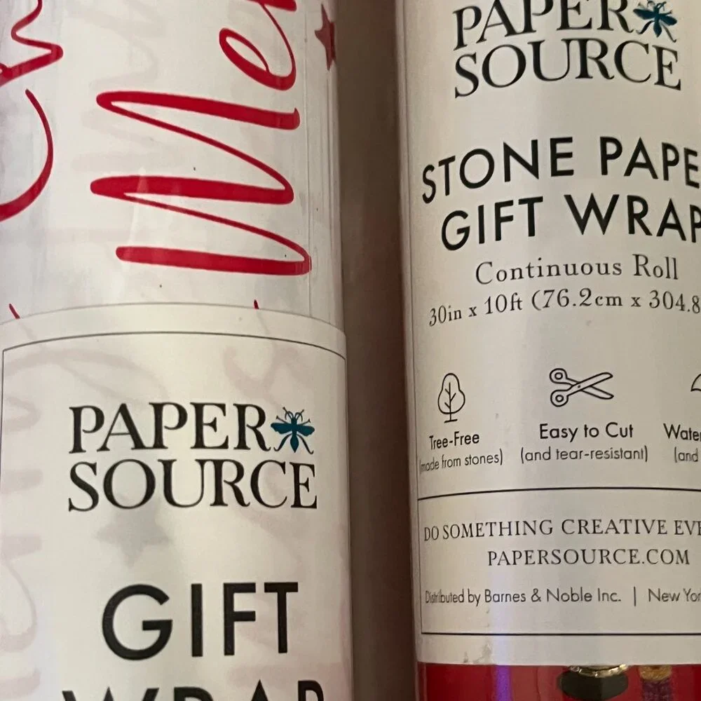 Paper Source Christmas Gift Wrap‎ Rolls (SET OF FIVE!) 🎅